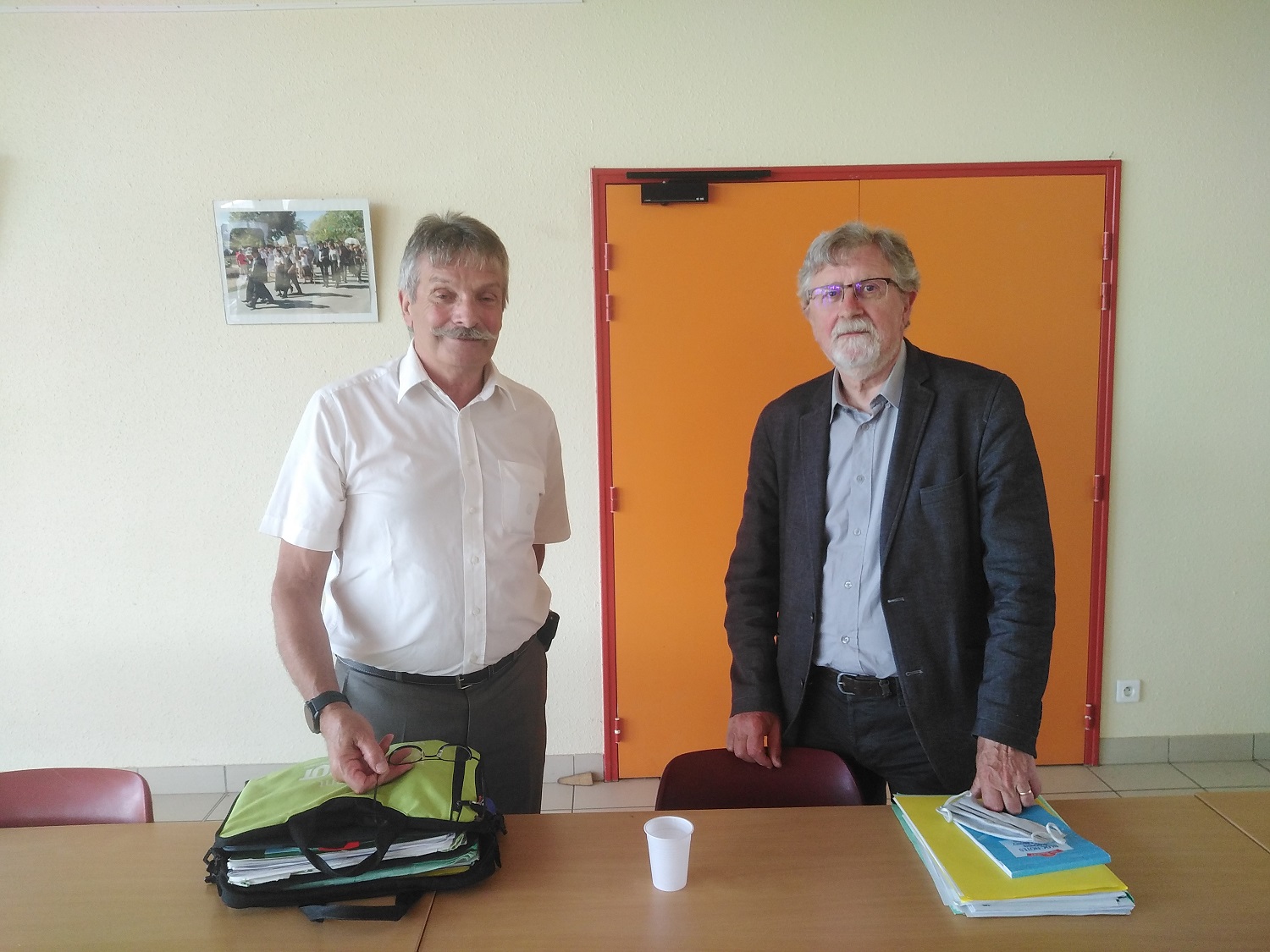 Robert Lacombe et Gilles Vilard, Président et vice-Président du SYMICTOM