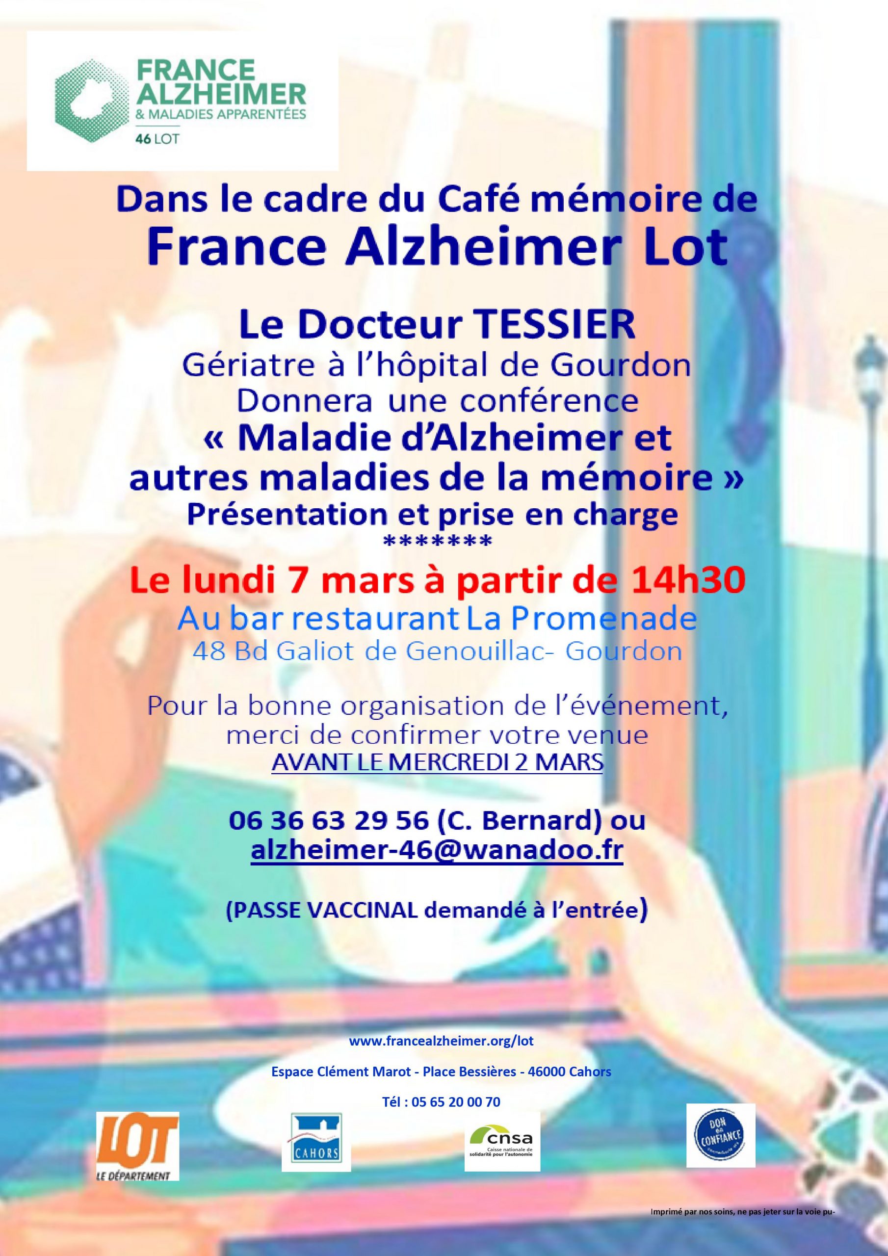 Conférence sur la maladie d’Alzheimer et les maladies de la mémoire ...