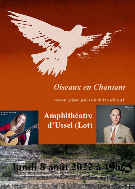 Concert lyrique ＂Oiseaux en chantant＂à l'Amphithéâtre d'USSEL