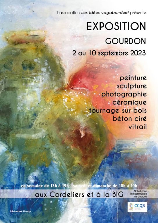 Exposition art et artisanat à Gourdon