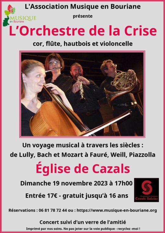 flyer Orchestre de la Crise